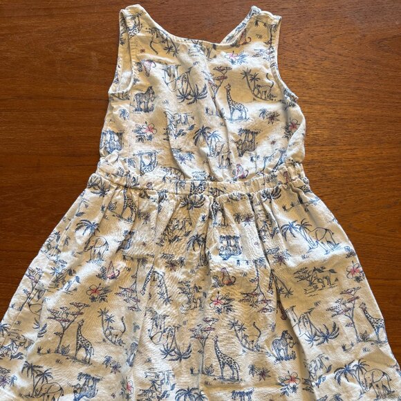 Carters safari print 5t linen dress - Picture 1 of 7